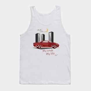 Red sports car Tank Top